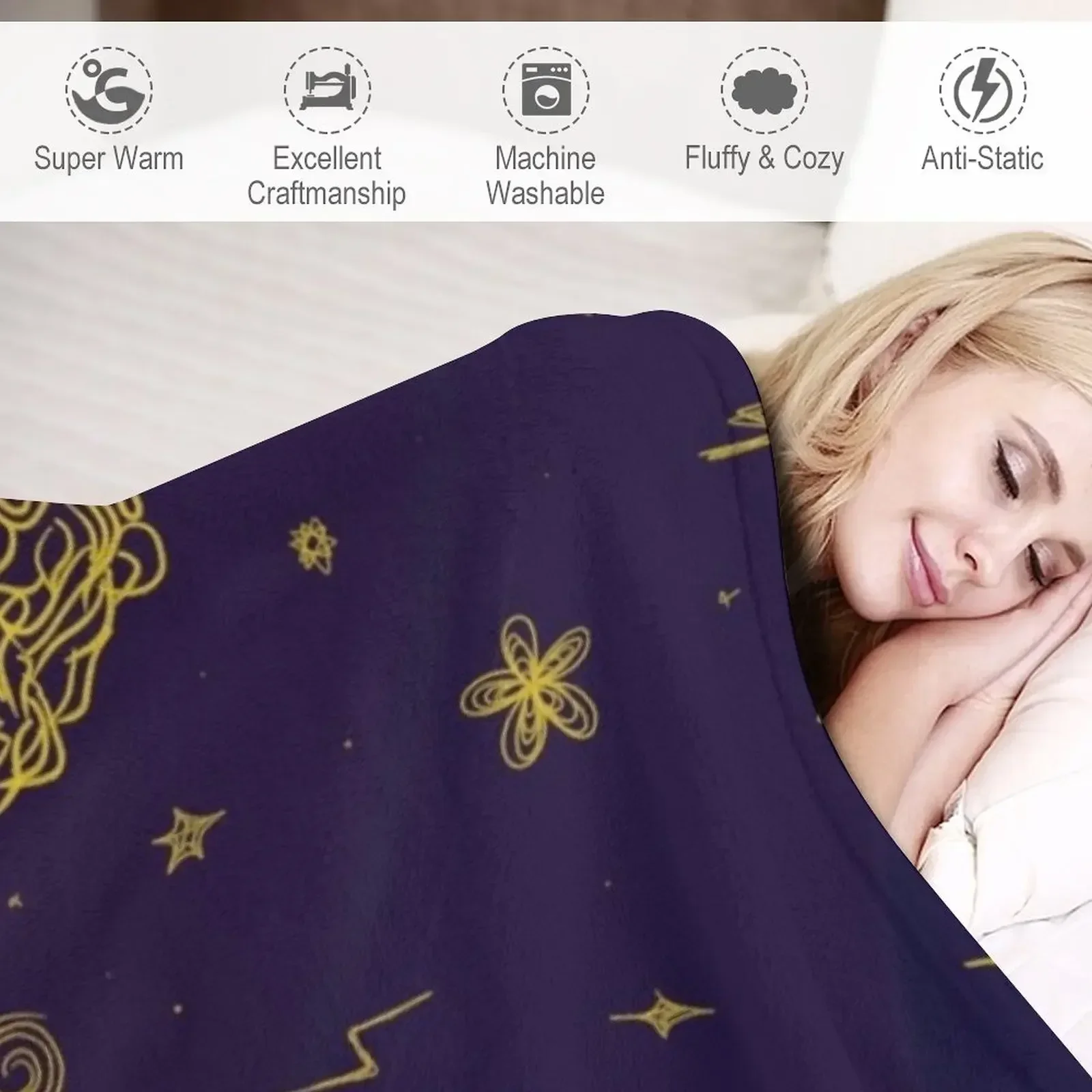 Джош киска мягкое одеяло индивидуальный подарок дизайнерские одеяла для волос