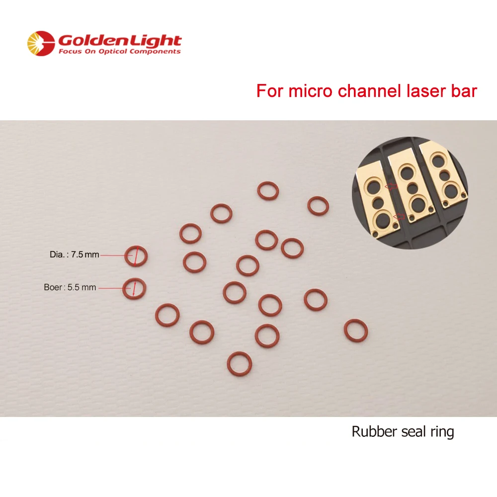 

O Ring & Rubber Seal Ring For Macro Channel Diode Laser Stack