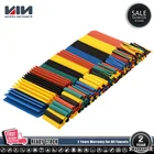 Набор термоусадочных трубок, полиолефиновые термоусадочные изоляционные трубки для электропроводов в ассортименте, 328 шт.