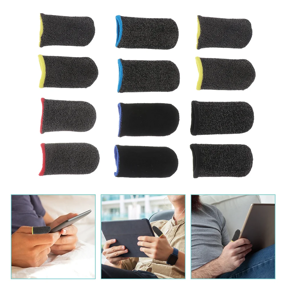 

Finger Sleeves Sleeve Gaming Thumb Mobilephone Game Sweat Anti Cover Games Cot Touchscreen Screen Touch Cutting Breathable