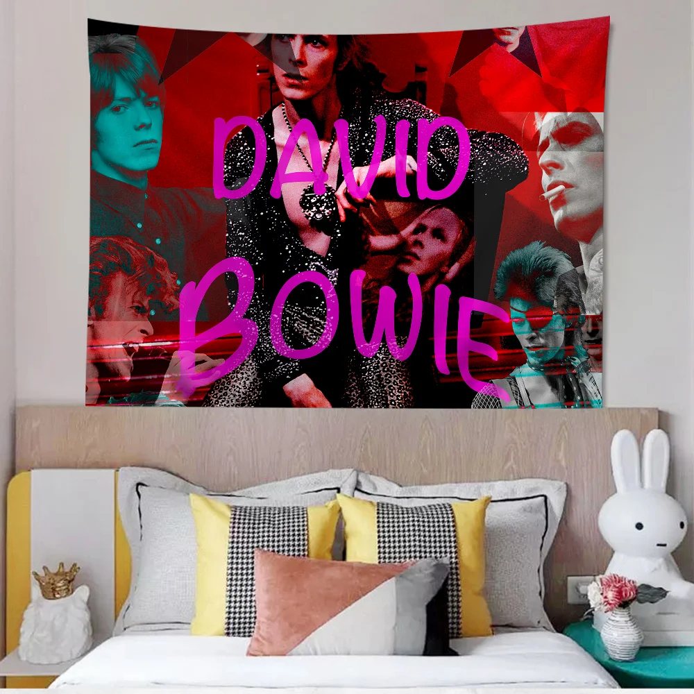 D-David_B-Bowie Красочный гобелен Настенный богемный настенный Мандала Настенные листы