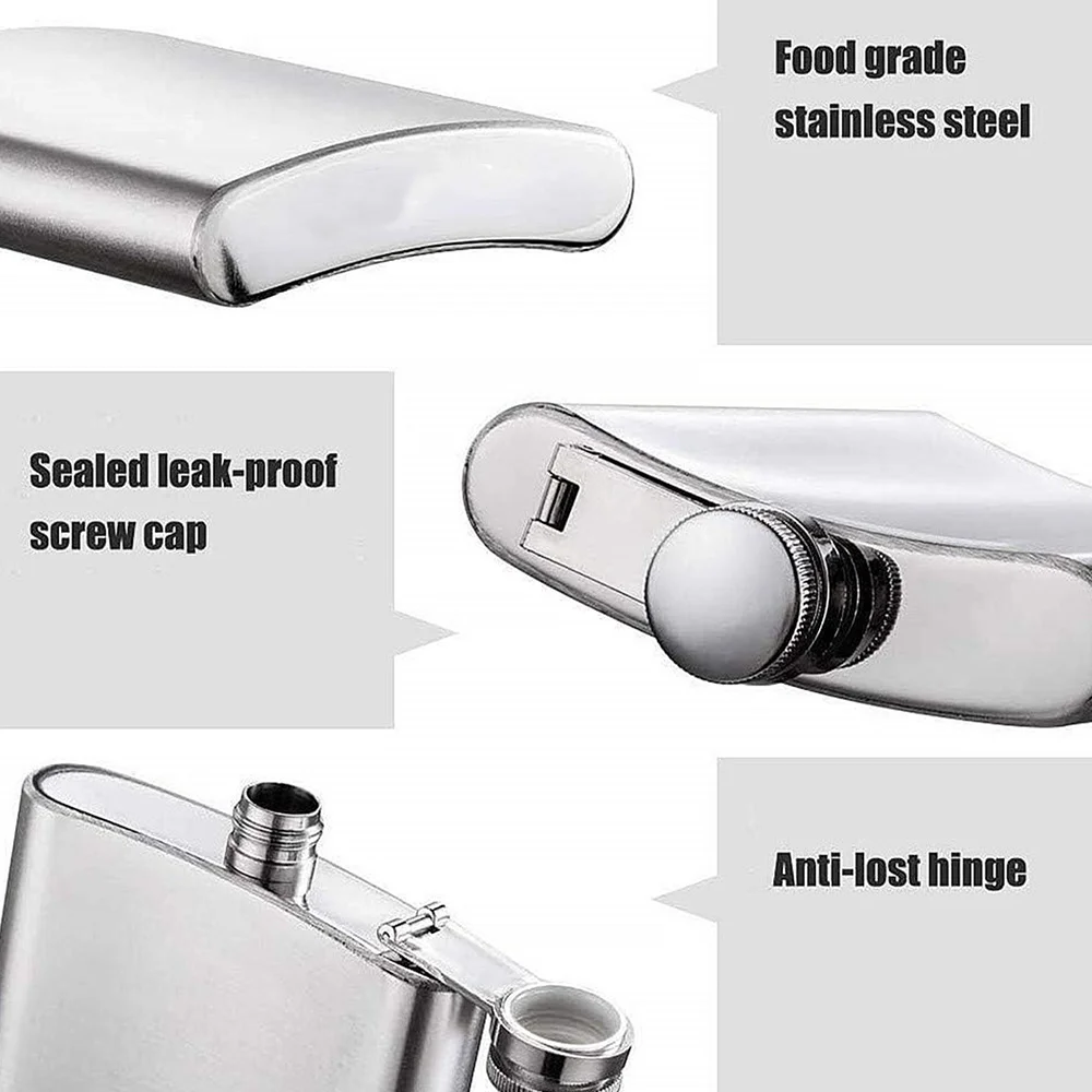 Индивидуальное имя фляга на 8 унций металлический горшок для вина из нержавеющей