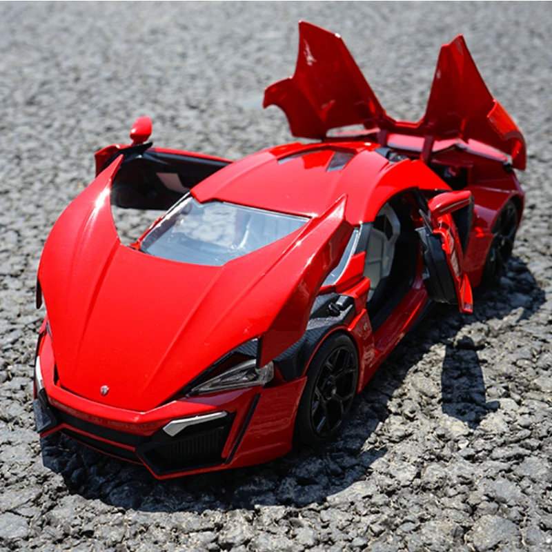 Jada 1:18 Fast and Furious Lykan HyperSport High Simulation Diecast Car Metal Alloy Model Car Toys for Children Gift Collection enlarge