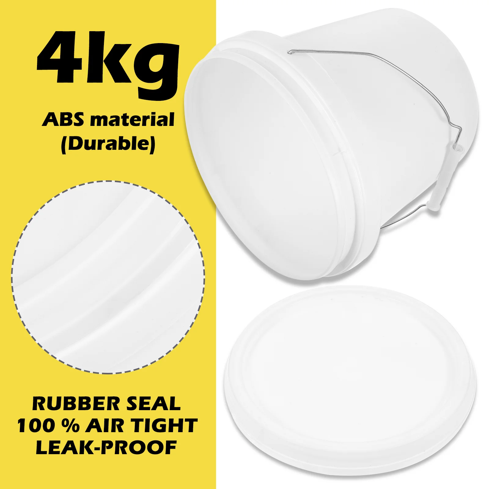 Научное ведро для тяжелых условий эксплуатации 5 л с крышкой складные ведра ванны