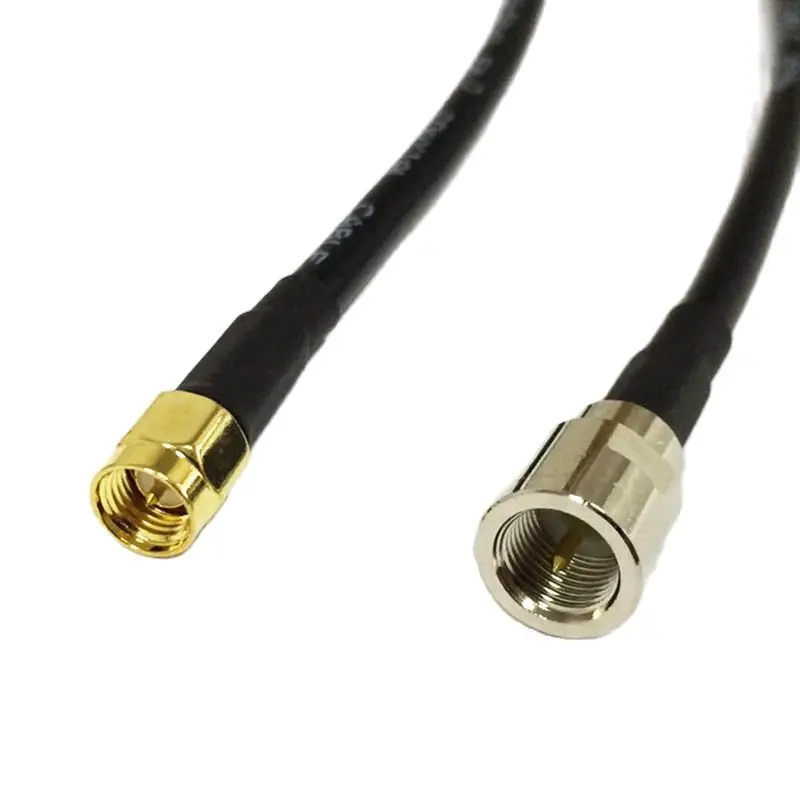 Новинка коаксиальный кабель со штекером SMA на штекер FME RG58 отрезок 50 см адаптер 20