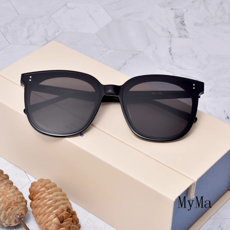 

High Quality 2020 New MyMa Sunglasses Korea Brand GENTLE Sunglasses Women Men Square Eyeglasses With Original Packing