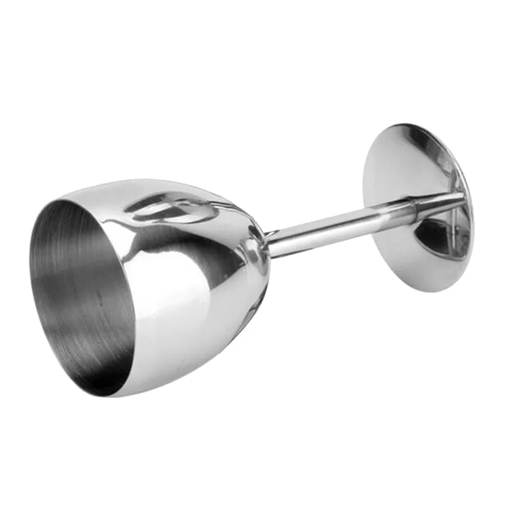 

Stainless Steel Glasses Unbreakable Stemmed Goblets Shatterproof Goblet Metal Chalice Goblet Beverage Cups