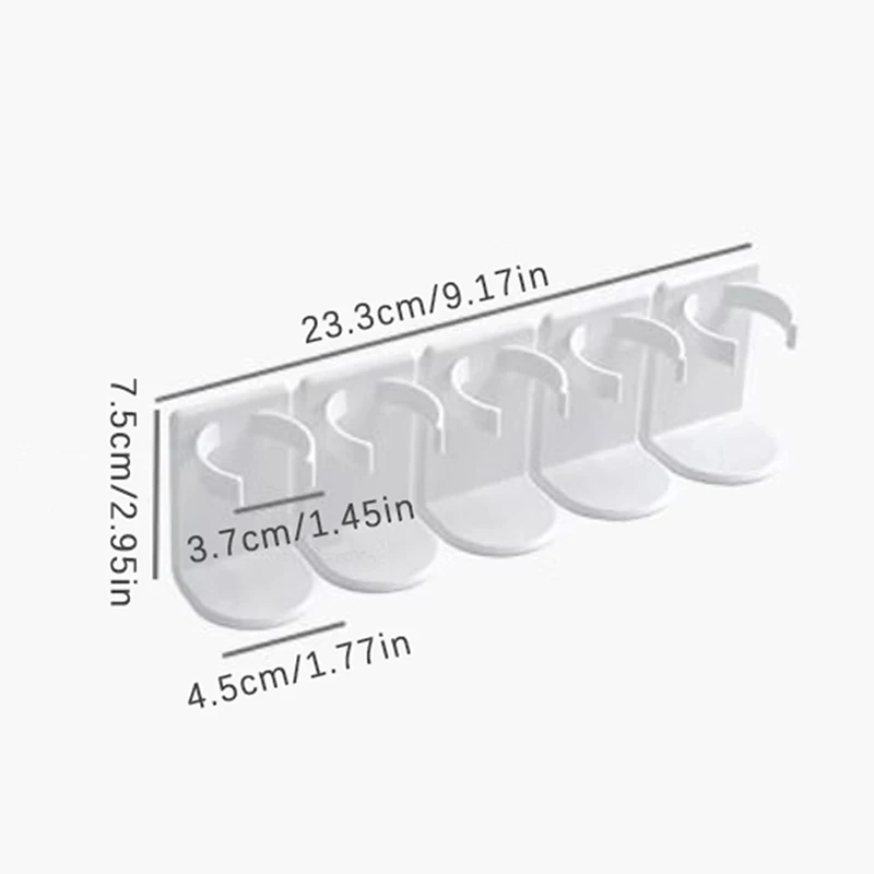 Настенный Органайзер С 5 Отделениями И Самоклеящейся Зеркальной Полкой Стеллаж