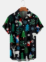 2021 new christmas t shirt for men hawaii high quality mens and womens t shirt beach trend cool short sleeved oversized shirt