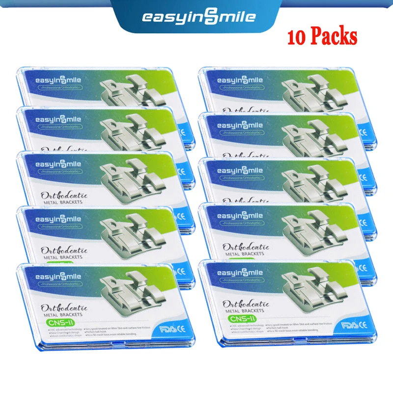 

Easyinsmile Dental Orhto Material for Metal Bracket Mini Braces Roth / MBT 345 022 Newest Type High Quality