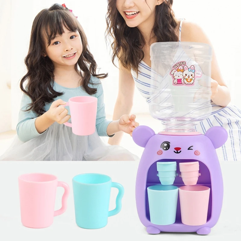 

Girls Simulation Water Dispenser Lifelike Play House Multifunctional Kitchen Habit Cultivate Portable Educational Toys