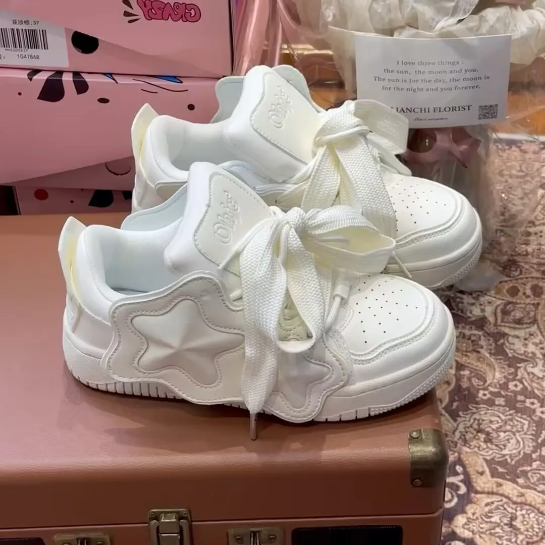 Кроссовки женские на платформе Повседневные Дышащие для бега Спортивная удобная