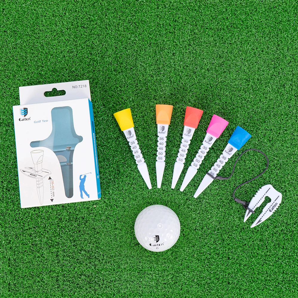 Регулируемая футболка для гольфа Caiton Easy Tee с долговечными и многофункциональными