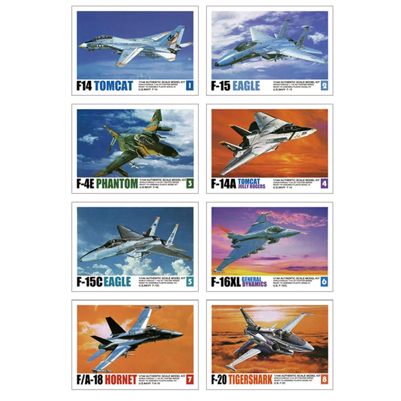 1:144 Модель для сборки истребителя F14 Panda F15 Eagle F18 Wasp Военная имитационная модель (art.: 3920b8bebcd6f) - 3920b8bebcd6f
