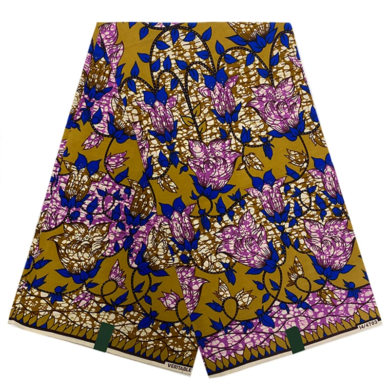 

Модная африканская восковая ткань Анкары, пэчворк, двойные принты, варп шитье, платье для вечеринки, рукоделие, африканская ткань Loincloth, 100% х...
