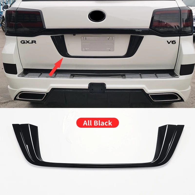 

Для Toyota Land Cruiser 200 LC200 2008-2021 2020 2019 внешние аксессуары задняя дверь U-образная декоративная лента модификация VX GX