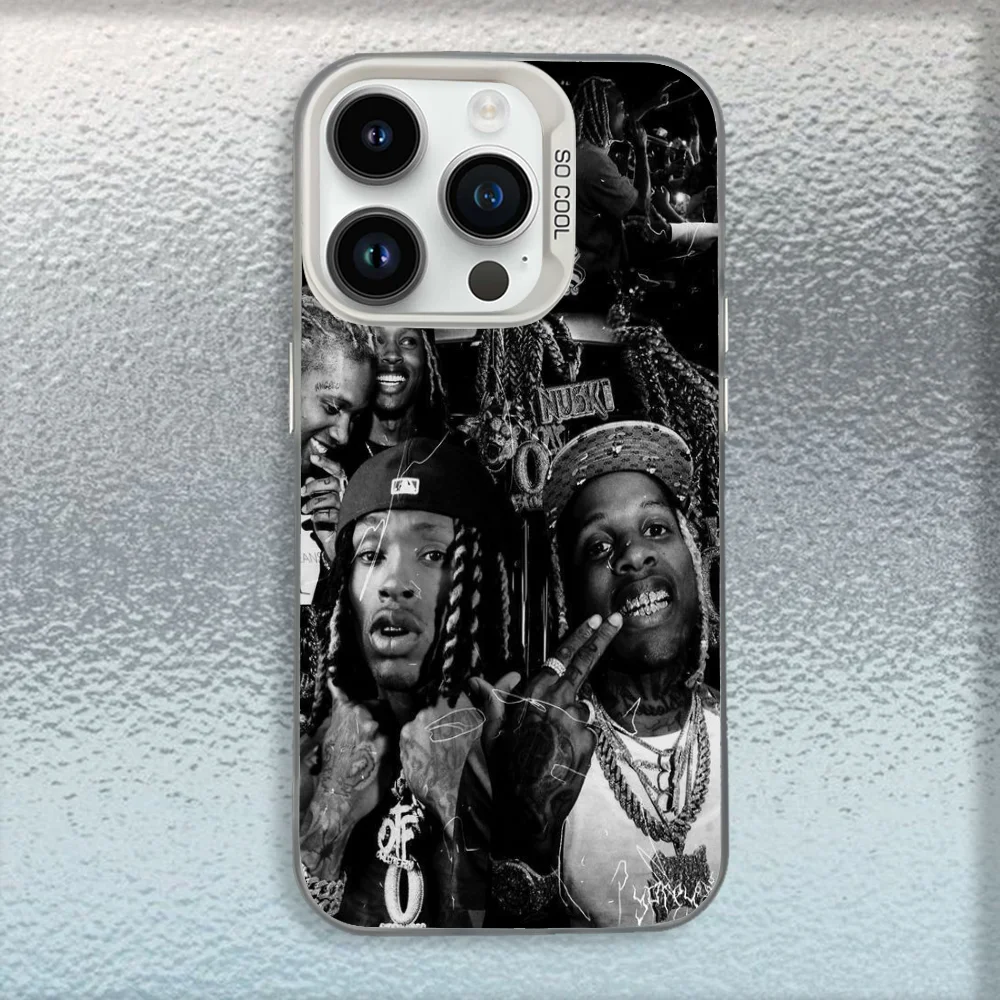Фото Чехол для телефона Raper K-King Von для iPhone 16,15,14,13,12,11, Mini, Pro,MAX, белый матовый противоударный чехол №4
