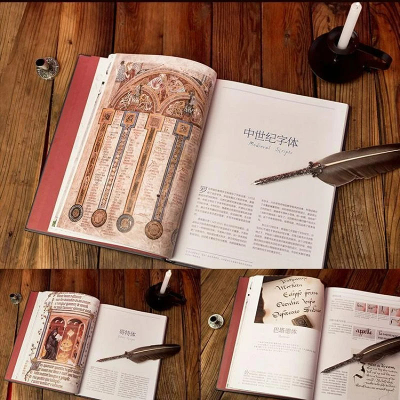 Фото Huisenhuo-Ручная книга Библии західной каллиграфии Китайская версия Западная рукописная книга для обучения каллиграфии №3