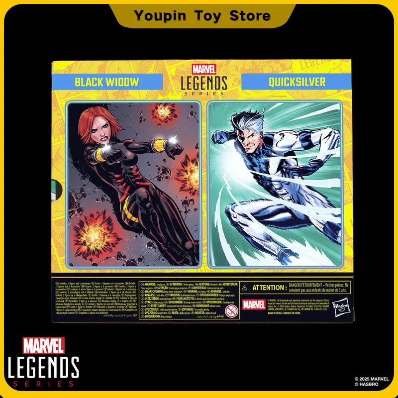 6-дюймовые фигурки Marvel Legends Series: Черная Вдова и Квикслер, самые могучие герои Земли, коллекционная модель, игрушка, подарок (art.: 3920da531ec63) - 3920da531ec63