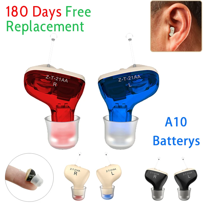 

Hot Sell Completely in Canal CIC A10 Button Buttery Mini Hearing Aid Magnetic Attraction Gift
