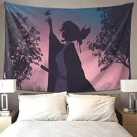 japanese tapestry anime wall hanging cartoon wall tapestries blanket home decorations for living room bedroom dorm decor tapiz