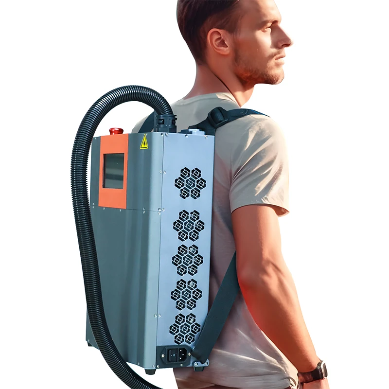 Новая машина для очистки волоконным лазером мощностью 200 Вт эффективная удаления