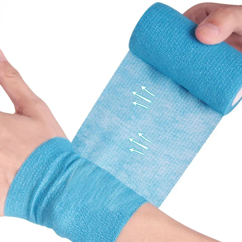 1 шт. 4 5 м красочная Спортивная самоклеящаяся эластичная бандажная лента