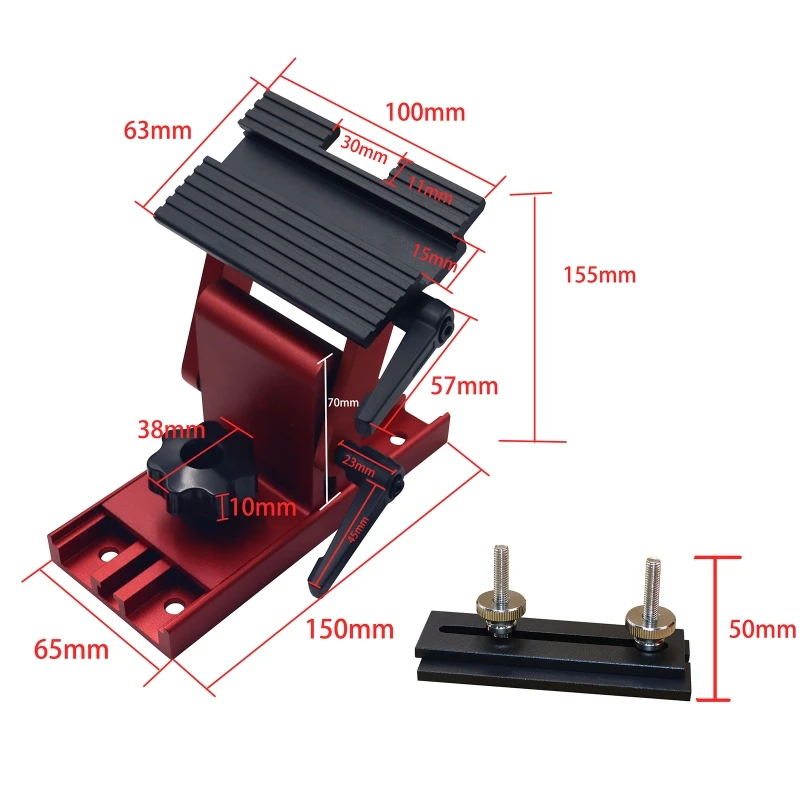 

Aluminium Alloy Fixed Angle Chisel Sharpener Positioner for Sharpening Auxiliary Positioning Fixed Woodworking Tools 85WC
