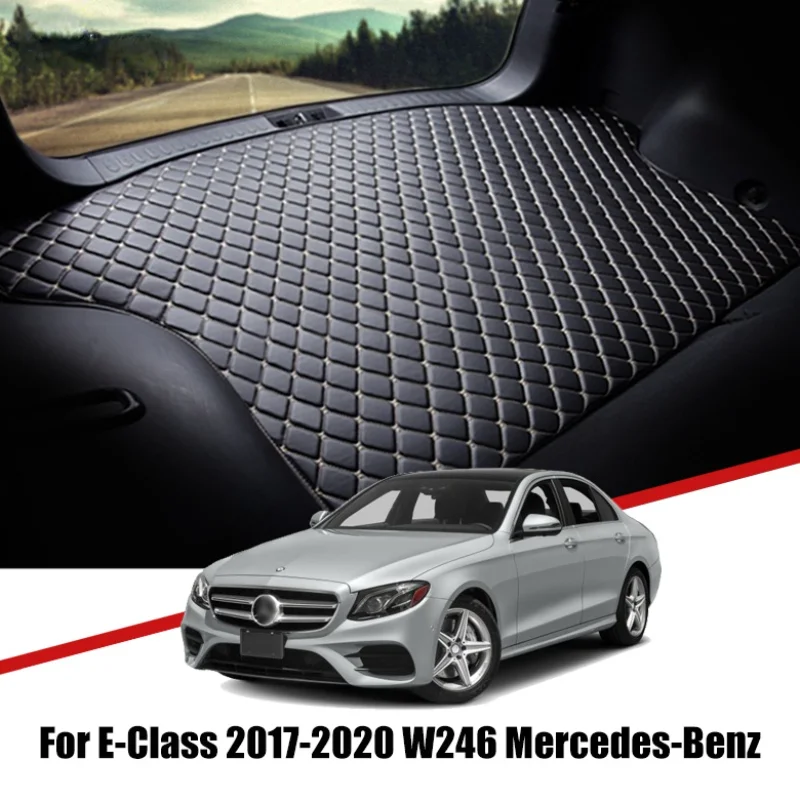 Кожаный Автомобильный багажник фреза для Mercedes Benz W213 W246 E Класс 2017-2019 2020 задняя