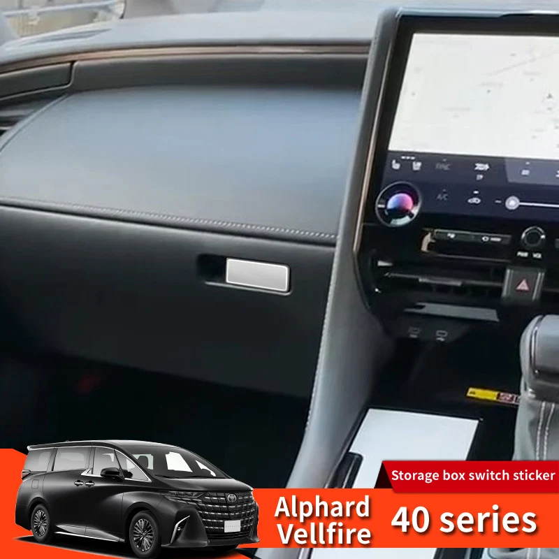 

Для 2023-2024 года, Alphard Vellfire 40 серии, литые аксессуары, коробка для хранения, переключатель, наклейка, модификация, украшение