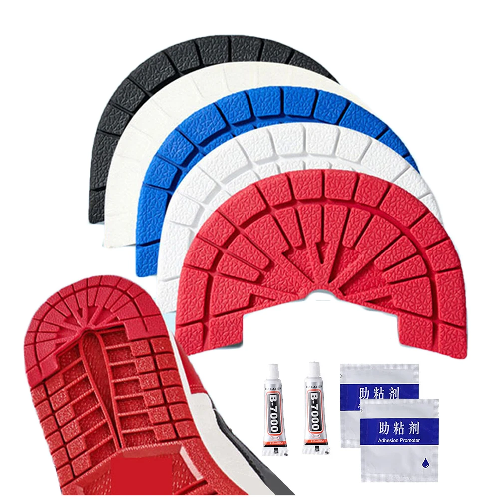 Sole Protector for Sneakers Outsole Rubber Sole Replacement Insoles for Shoes Repair Sole Sticker Anti-Slip Grip Wear-resistant