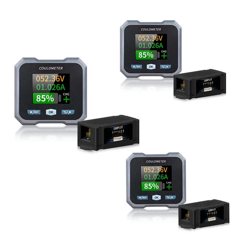 Кулометр BL110F водонепроницаемый измеритель емкости батареи 0-100A и вольтметр для