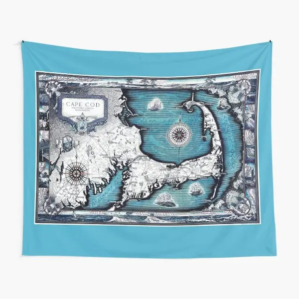 

Накидка, карта трески, накидка, треска, барнстабильный счет, гобеленовый коврик, цветное художественное полотенце для путешествий, украшени...