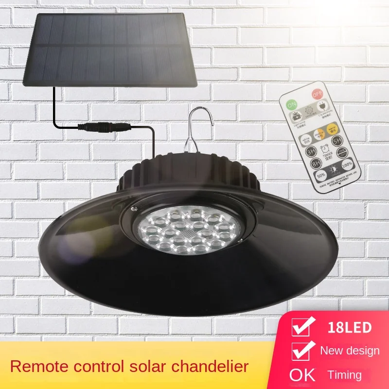 

3 цвета солнечные садовые подвесные светильники с одной головкой для внутреннего и наружного освещения с дистанционным управлением для кемпинга Подвесная лампа на солнечных батареях IP65 водонепроницаемые