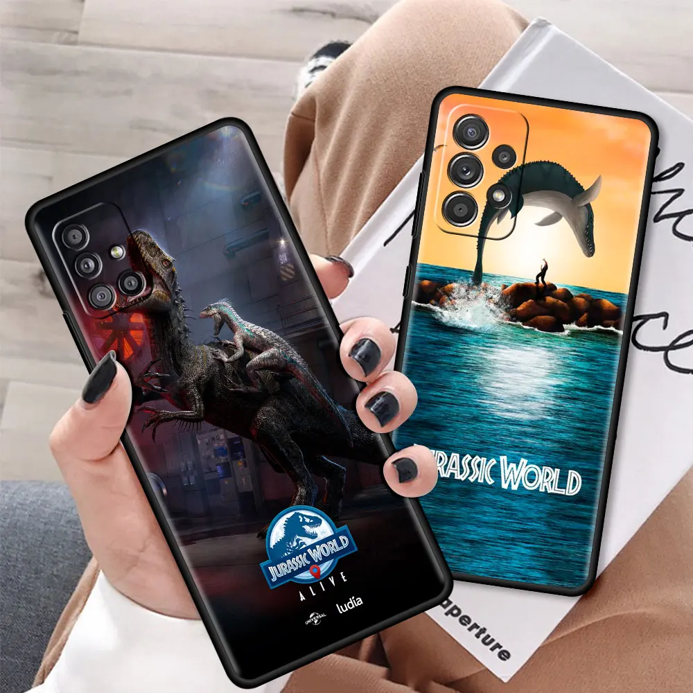 Чехол с динозаврами Юрского периода для Samsung Galaxy A52 A51 A12 A21s A32 мягкий чехол