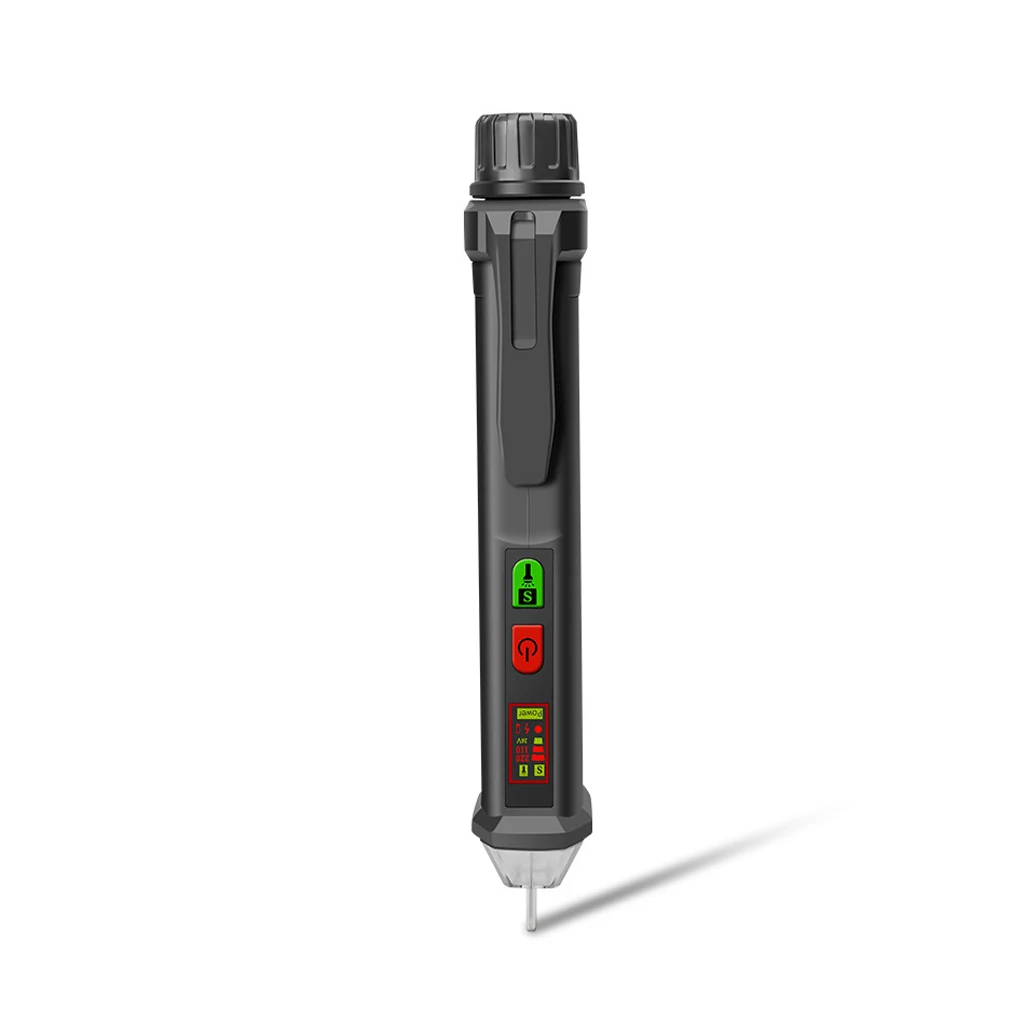 

Non-contact Electric Test Pen Light Sound Alarm 12-1000V AC Sensitive Voltage Tester Auto-off Detector Meter Voltmeter