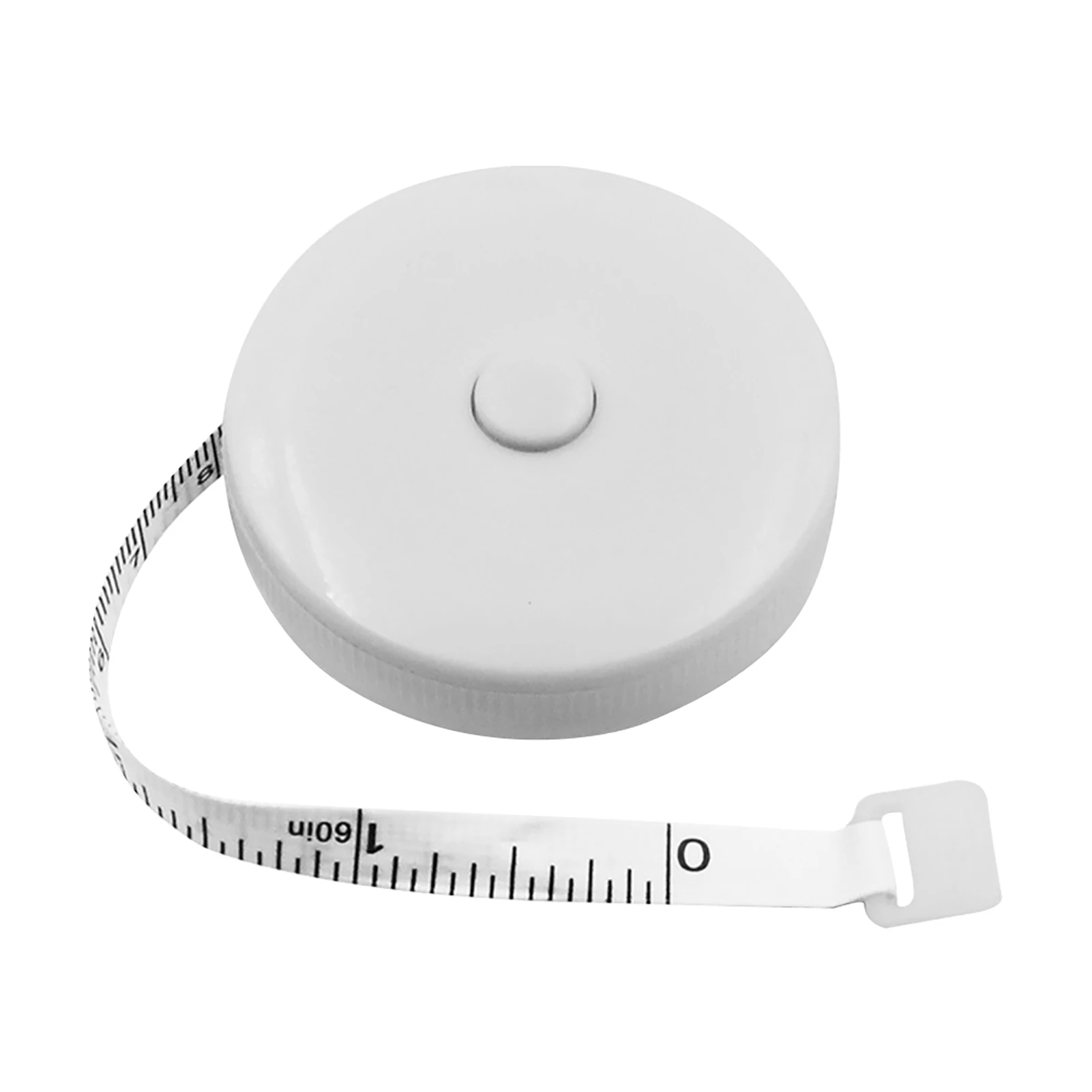 

150cm/60inch Soft Retractable Chest Waist Dual Sided Durable Tailor Ruler Tape Measure For Body Flexible Round Weight Loss