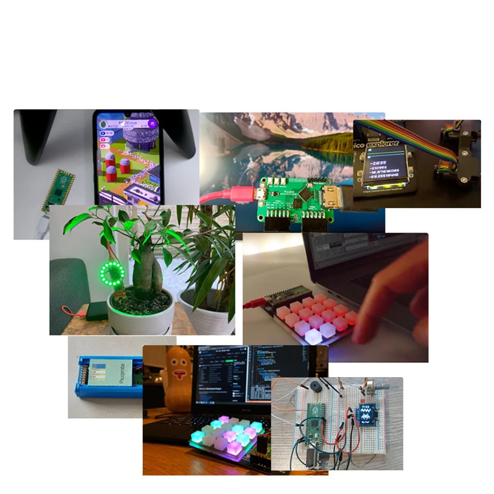 Для Raspberry Pi Pico Board двухъядерный микрокомпьютерный чип макетная плата сварочный