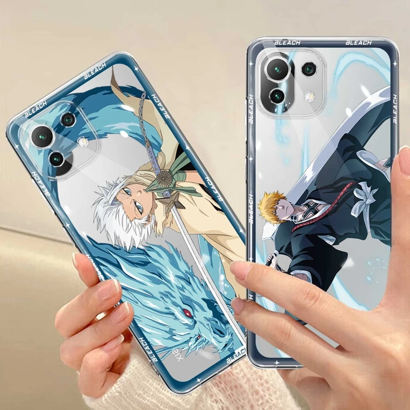 

For Xiaomi Mi 12T Pro M5s M5 POCO X3 NFC 11T 5G 13 11 Lite 9T Note 10 10T 12X POCO M3 F3 Bleach Anime Funny Fashion Cases