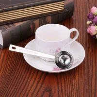 15ml30ml coffee scoop stainless steel measuring spoons silver milk powder measure scoop long handles coffee accessories