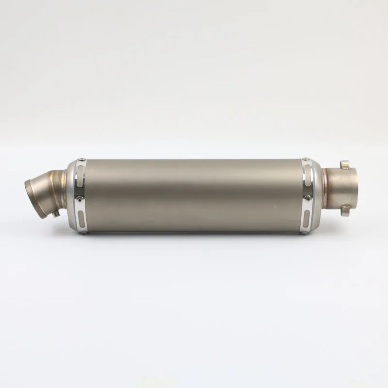 

Универсальная выхлопная труба для мотоцикла, глушитель из нержавеющей стали, 38-51 мм, для скутера, мотоцикла, YO007 с дБ-убийцей