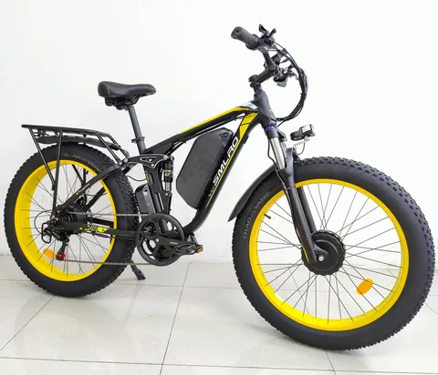 Электрический велосипед Smlro V3 Pro, 26-дюймовый фэтбайк, Двойной Мотор 48 в 2000 Вт, Ач, Электрический гибридный велосипед для мужчин и взрослых