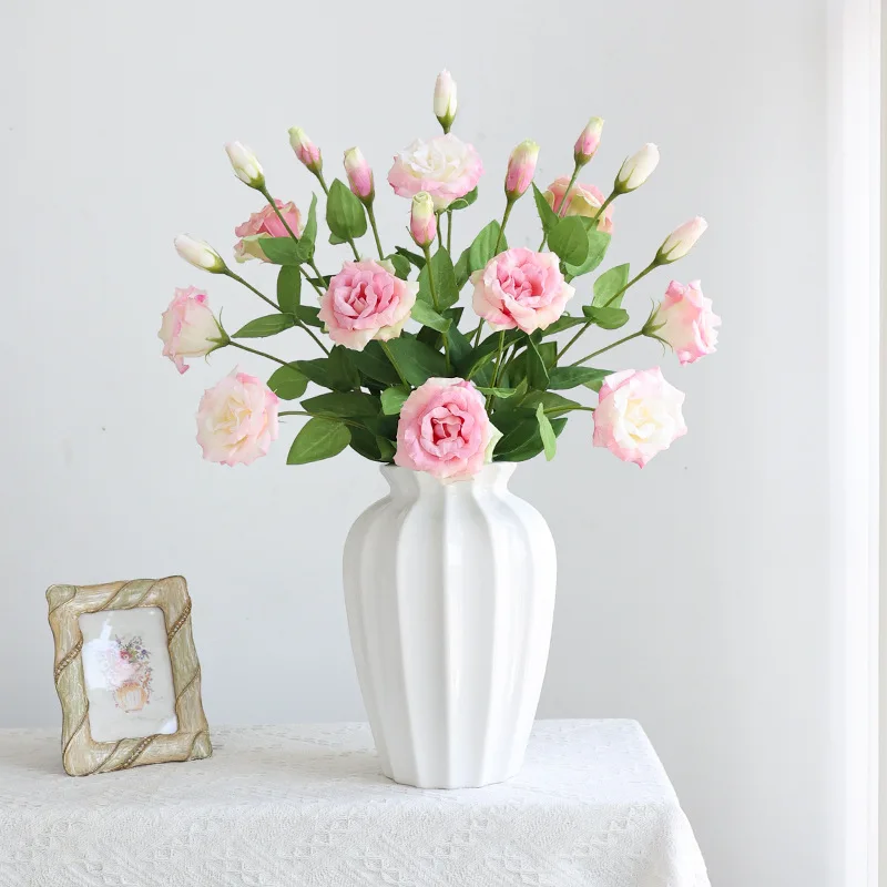 2 шт. увлажняющие Искусственные цветы Lisianthus 62 см