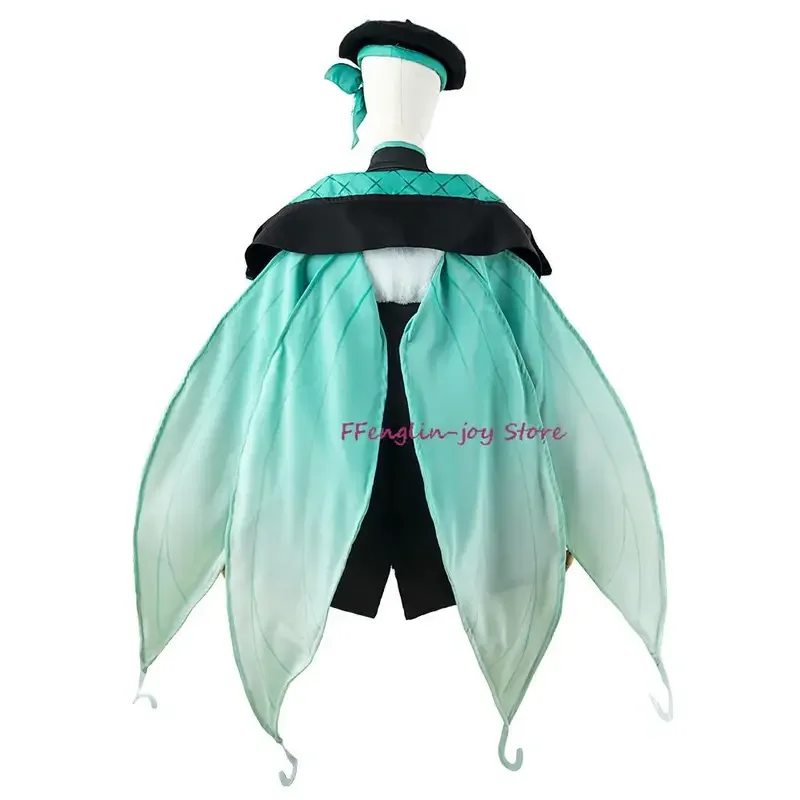 Женский костюм для косплея Vtuber nijisanji pomu платье Хэллоуина Униформа пальто парик с