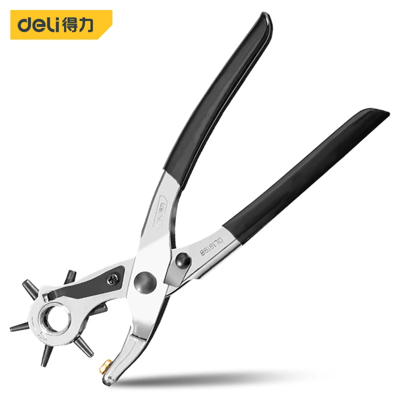 

Leather Belt Hole Punch Plier Eyelet Puncher Revolve Sewing Machine Bag Setter Tool Leather Tools Watchband Strap Leathercraft