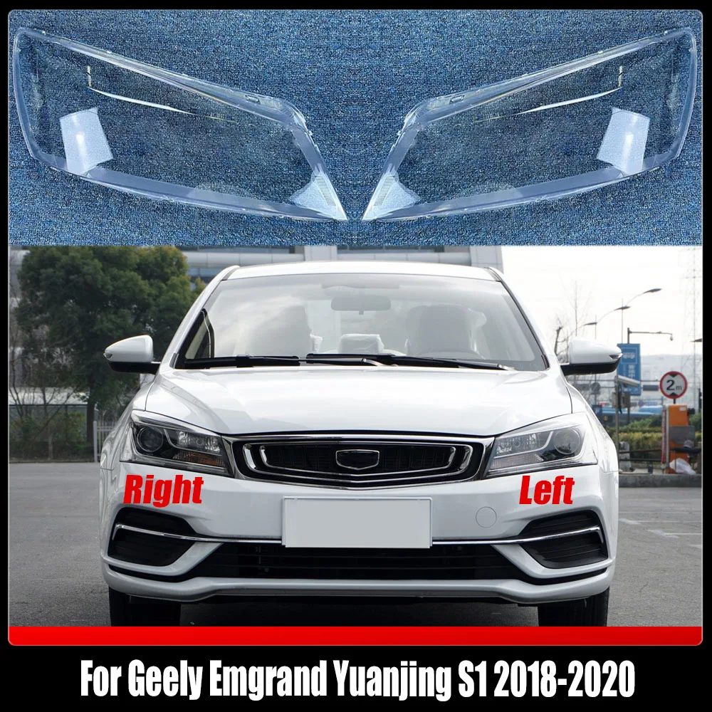 

Car Accessories Headlamp Transparent Cover Lampshade Headlight Shell Lens Plexiglass For Geely Emgrand Yuanjing S1 2018-2020