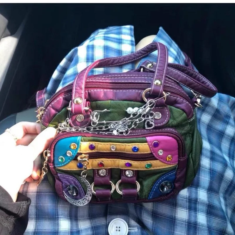 Xiuya Готическая сумка через плечо для женщин 2022 японский Harajuku Y2K сумки женские