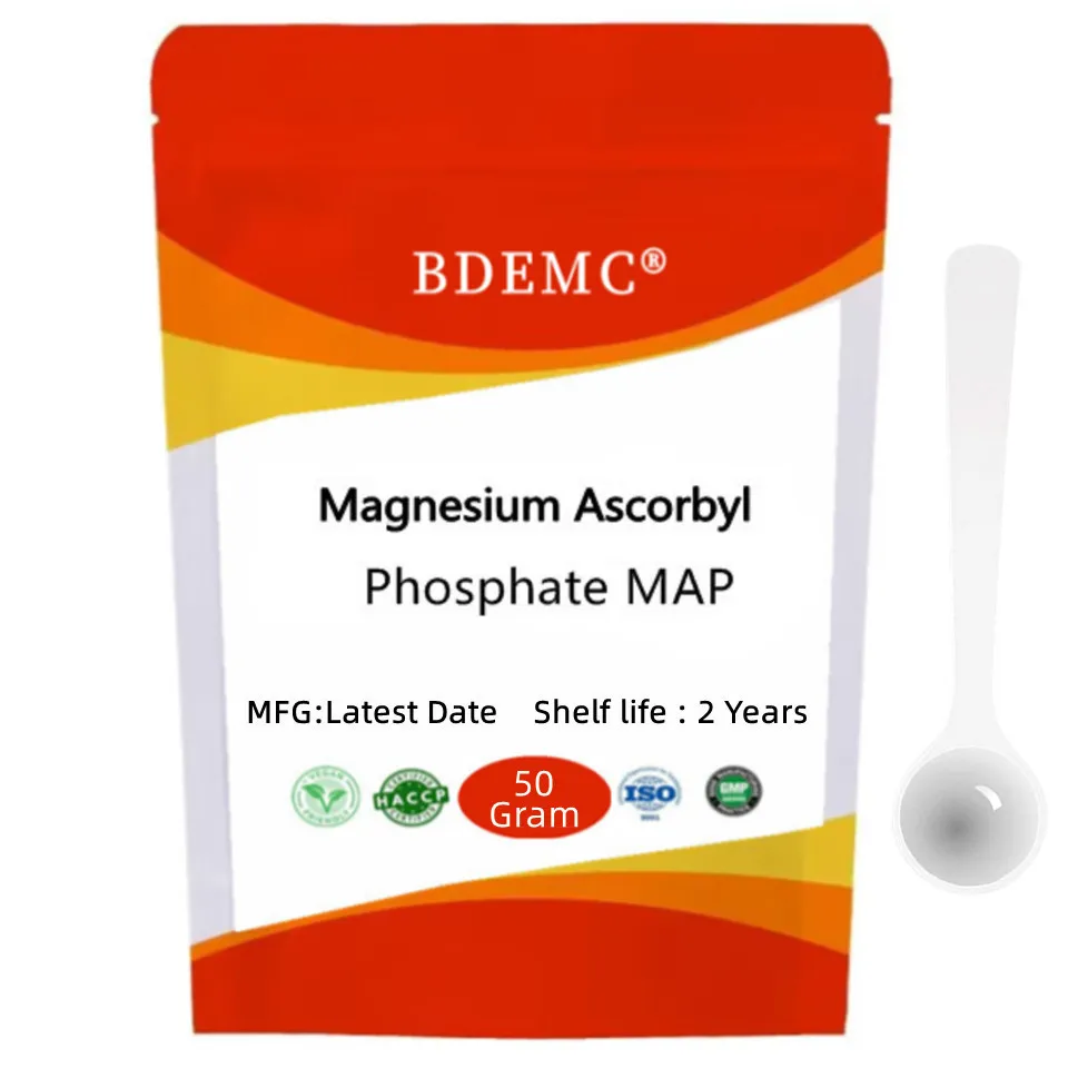 

High Quality Magnesium Ascorbyl Phosphate MAP Powder / Reduce Wrinkles / Cosmetic Raw / Skin Whitening and Smooth / Delay Aging