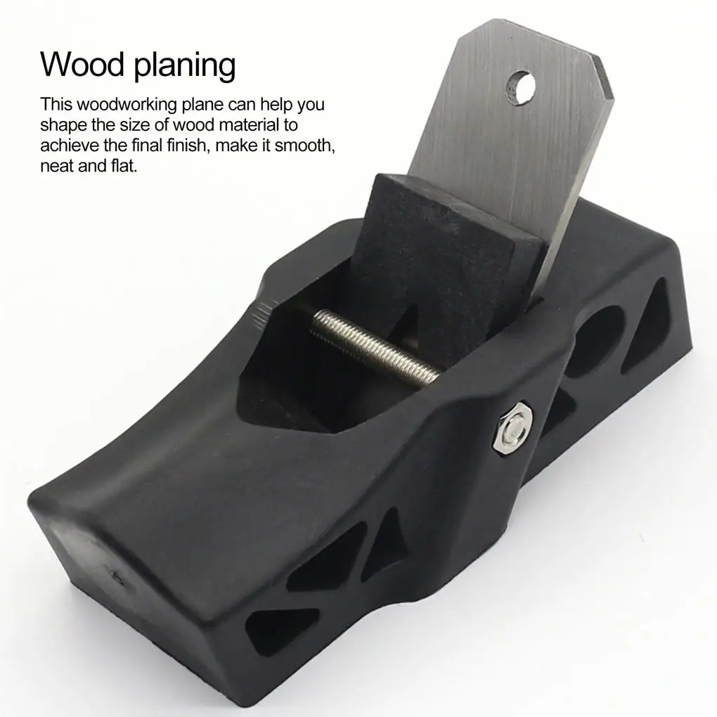 

Wood Smoothing Plane Professional Side Perforations Design Hand Jointer Wooden Polishing Tool Higher Accuracy Outdoor