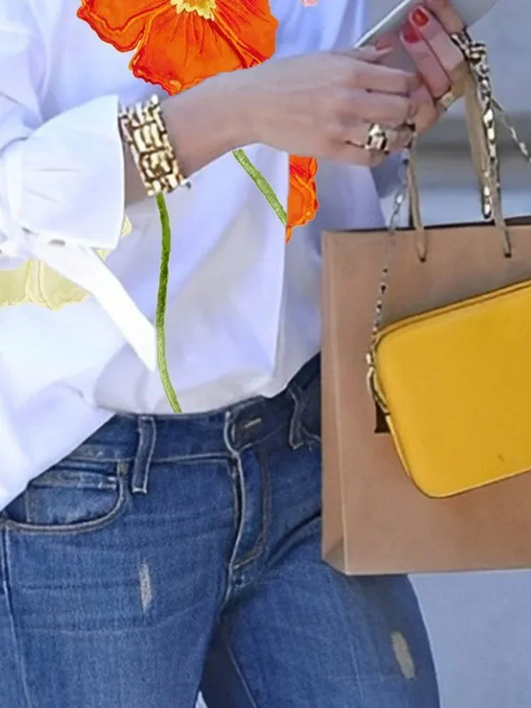 Missuoo женская футболка с длинными рукавами новинка осени 2024 рубашка воротником